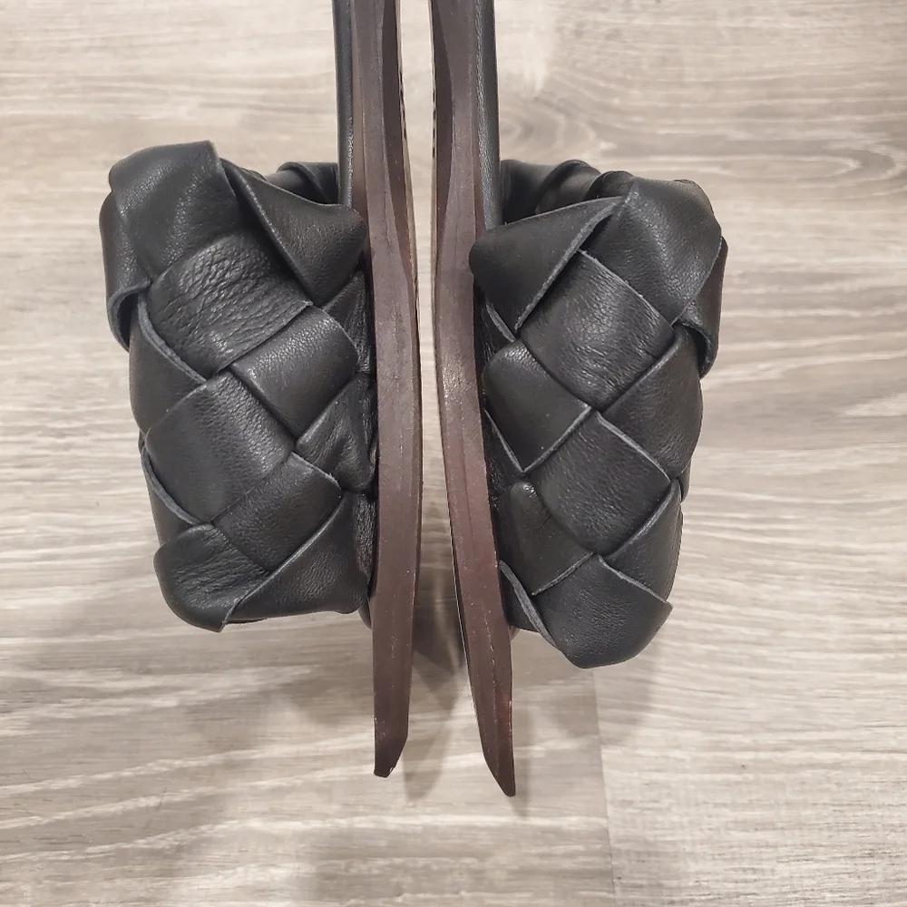 NEW Jeffrey Campbell Costelo-L Slide Black Sandal